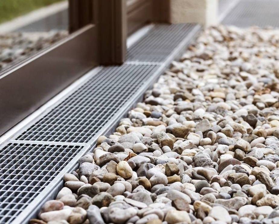 French drain system installation improving turf conditions in Wellington, FL-1